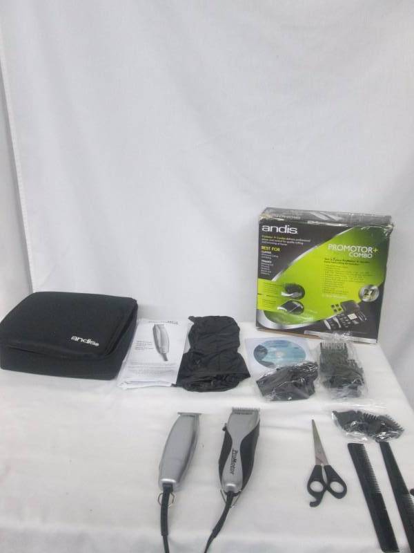 lot 49 image: Andis Pro Motor 27-pc. Hair ClipperTrimmer Combo