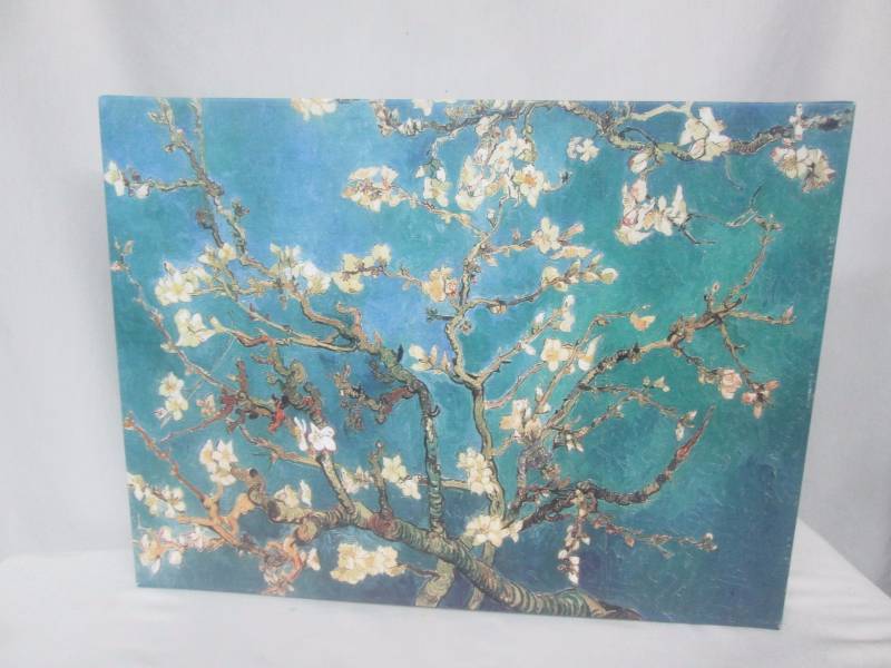 lot 35 image: 18 x 24 Van Gogh Almond Blossoms Canvas