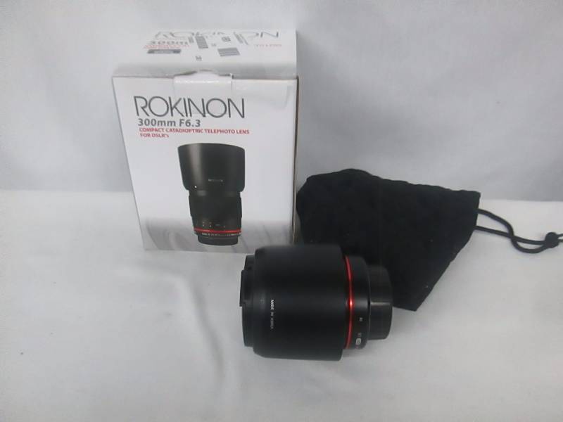 lot 3 image: Rokinon 300mm F6.3 Telephoto Lens for Nikon DSLR