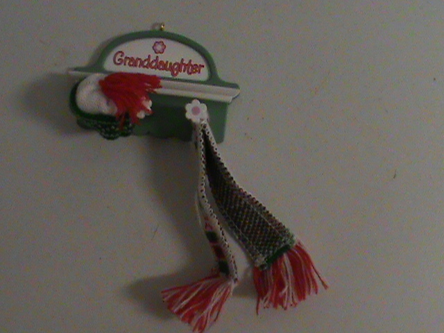 lot 105 image: Grandaughter Christmas Ornament