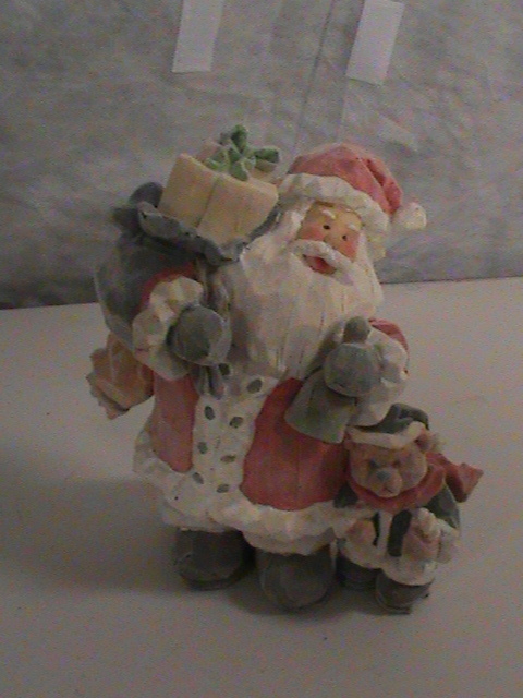 lot 106 image: Santa with Santa Bear and presents