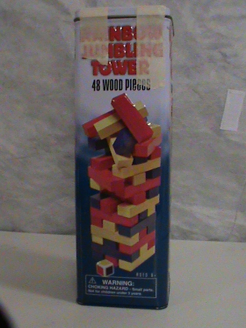 lot 144 image: Rainbow Jumbling Tower