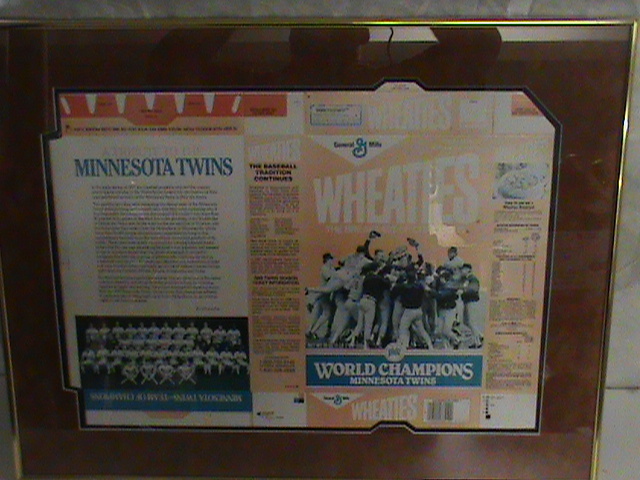 lot 196 image: Minnesota World Series Champions