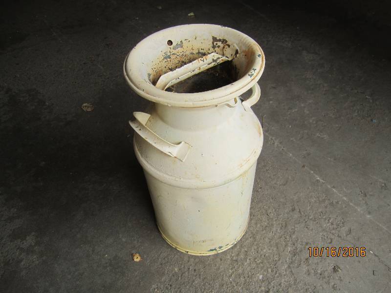 Milk can with lid...