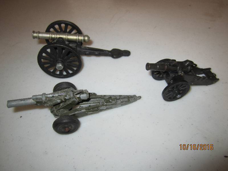 Miniature cannons...