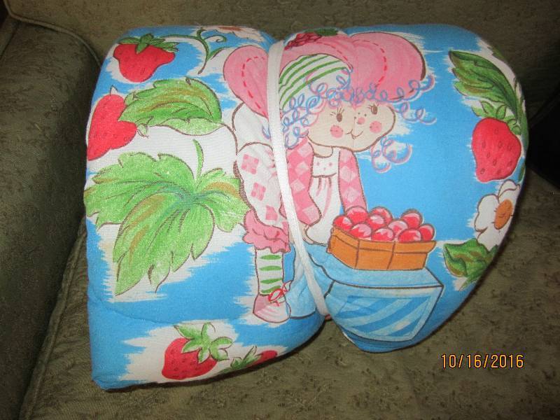 Strawberry Shortcake sleeping bag...