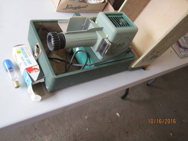 Vintage slide projector...