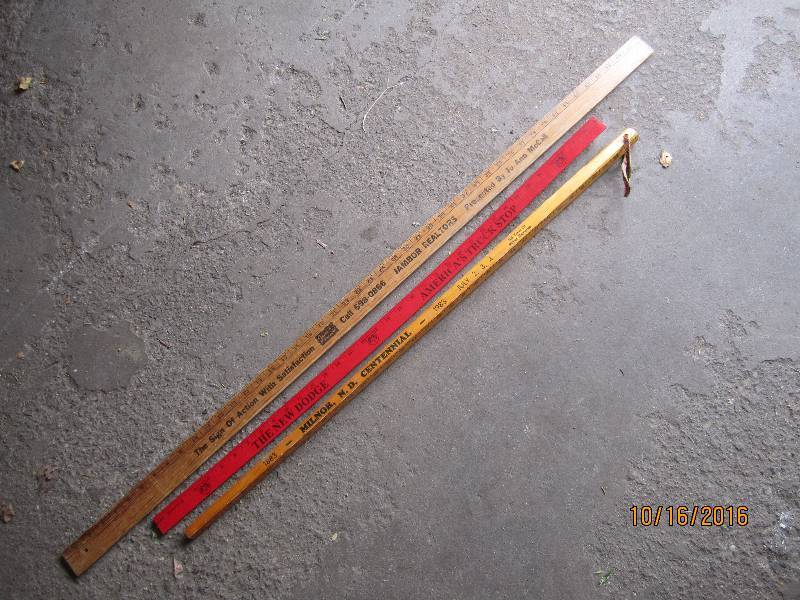 Vintage rulers...