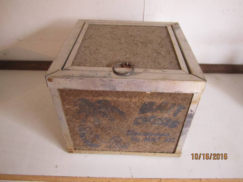 Vintage bait box...