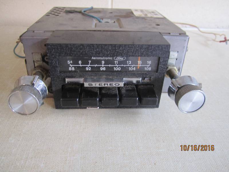 Vintage Ford car stereo...