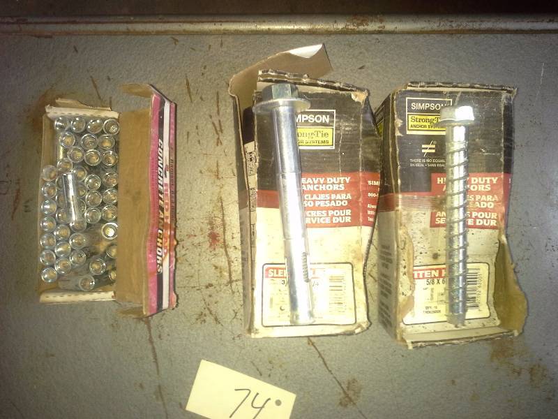 Anchor Bolts(3 boxes)