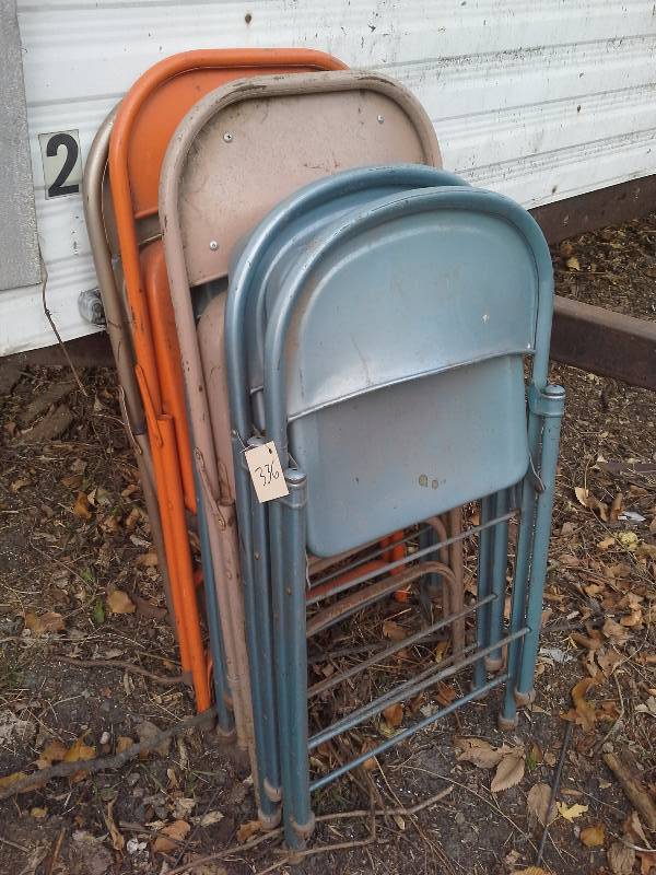 Metal Folding Chairs(6)
