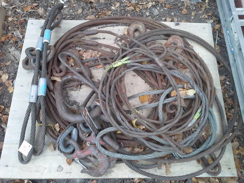 Braided Steel Chokers, Rigging and Spreader Hooks
