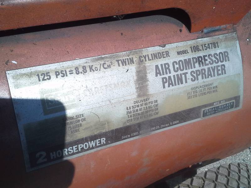 Air Compressor/Paint Sprayer  Steel Erector/Welding Shop