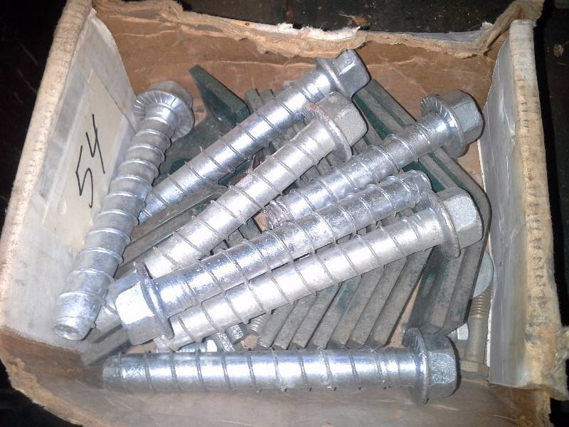 Angle Brackets and Anchor Bolts