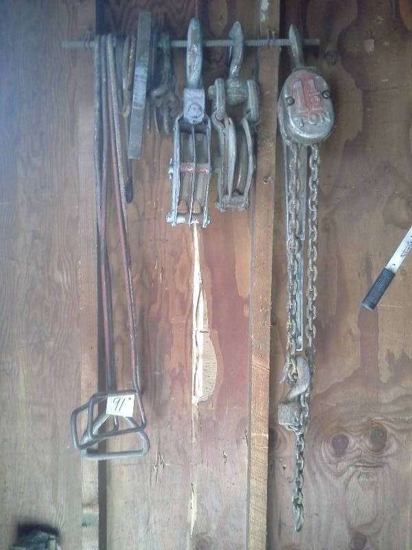 Pulleys, Misc. Rigging Equipment