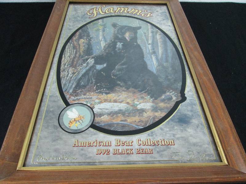 lot 6 image: Hamms Beer American Bear collection Black Bear