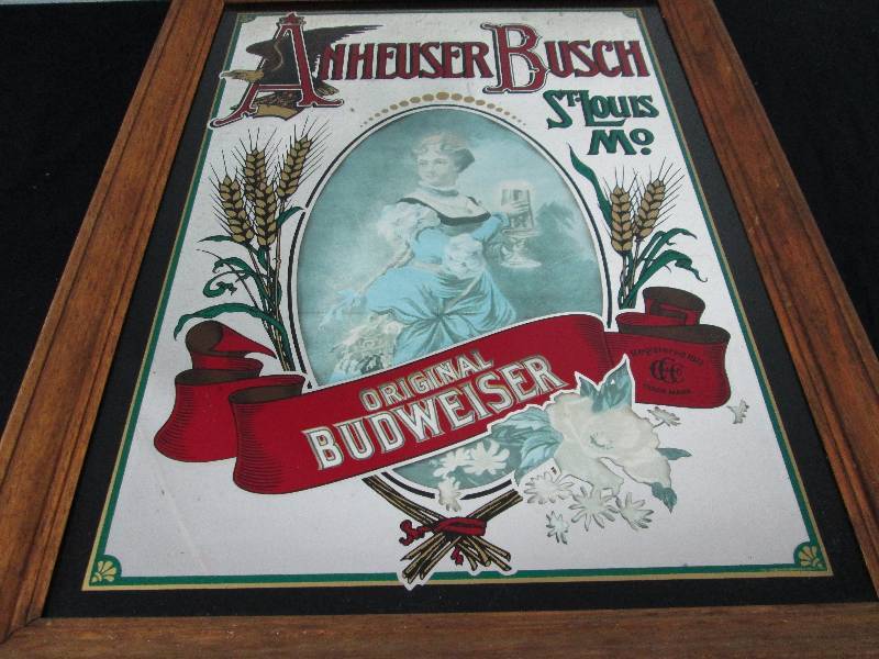 lot 10 image: Anheuser Busch Mirror