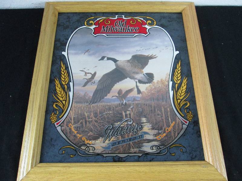 lot 15 image: Old Milwaukee Canada Geese Sign