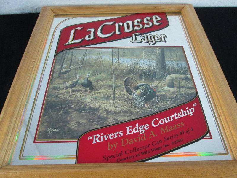 lot 23 image: LaCrosse Lager David Maass Turkey Sign