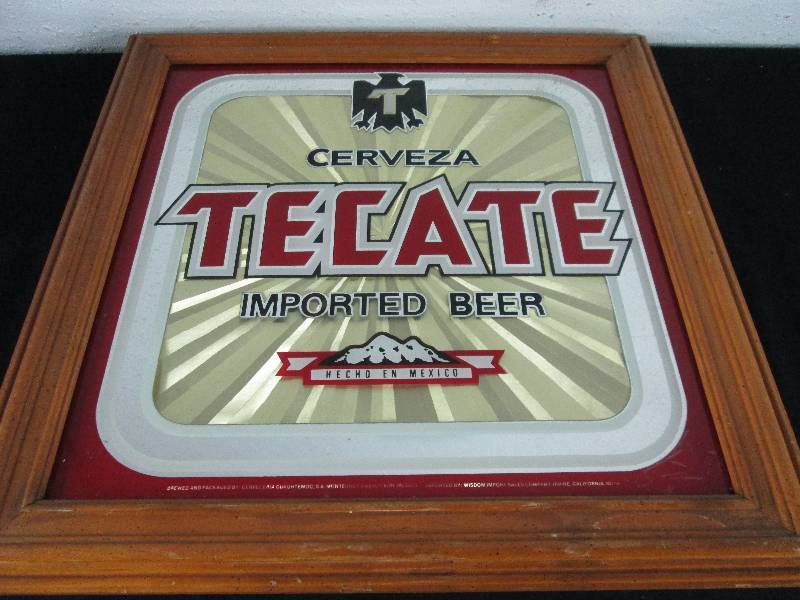 lot 29 image: Cerveza Tecate Beer Sign