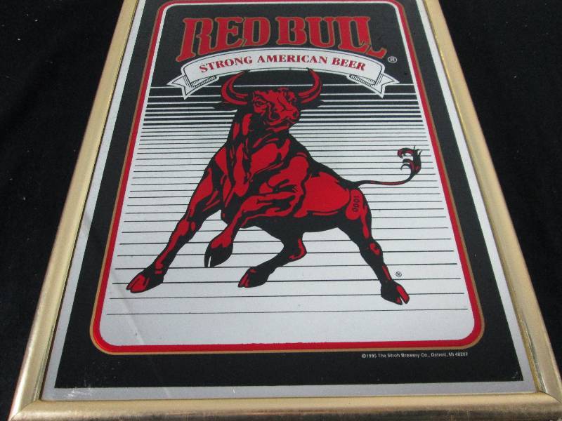 lot 49 image: Red Bull Strong American Beer Mirror
