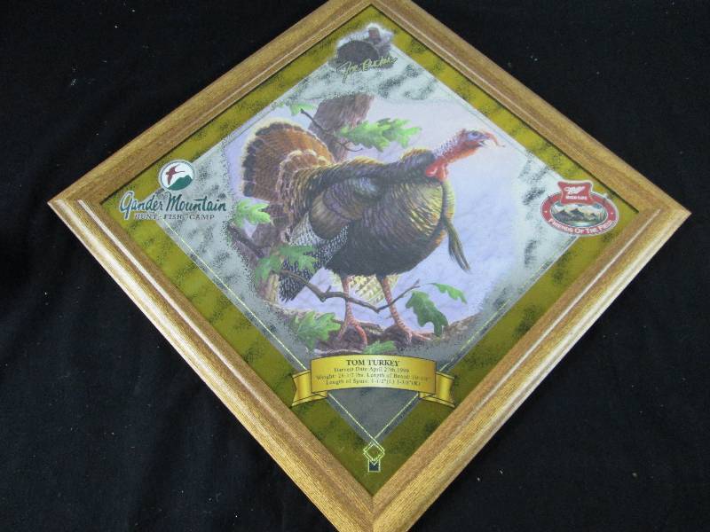 lot 51 image: Miller High Life & Gander Mountain Turkey Mirror