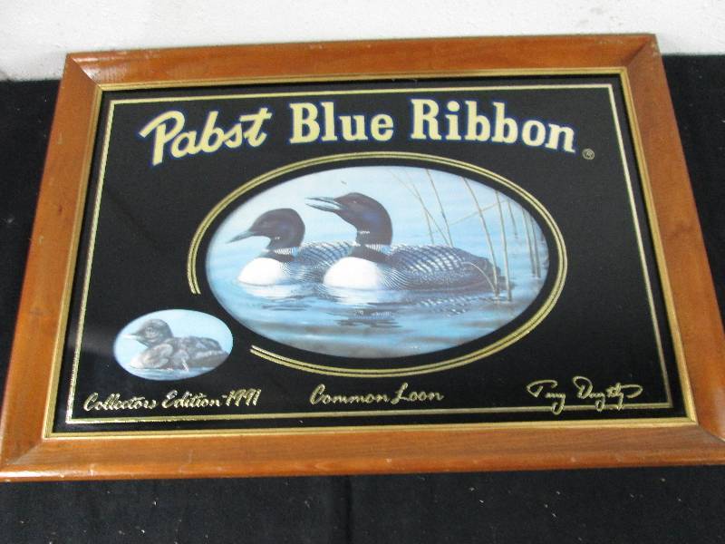 lot 73 image: Pabst Blue Ribbon Timber Common Loon