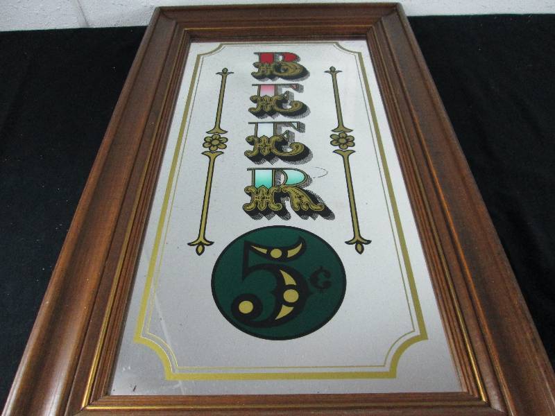 lot 81 image: Bar Mirror