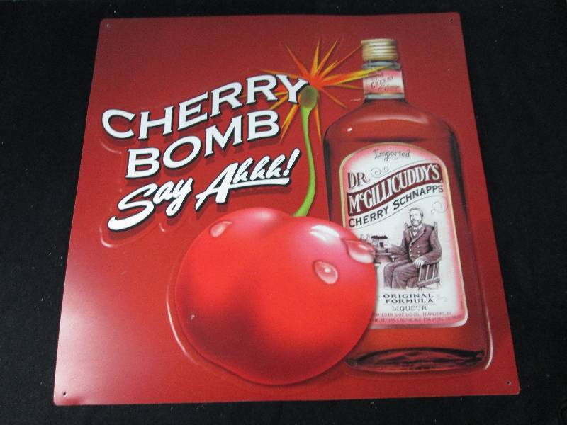 lot 82 image: Dr McGillcuddys Cherry Bomb Sign