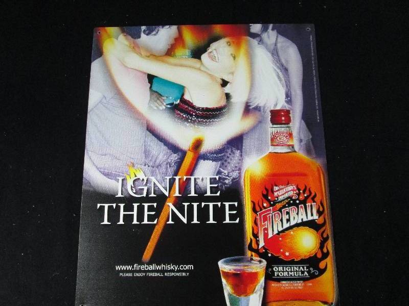 lot 85 image: Ignite The Night Fireball Sign