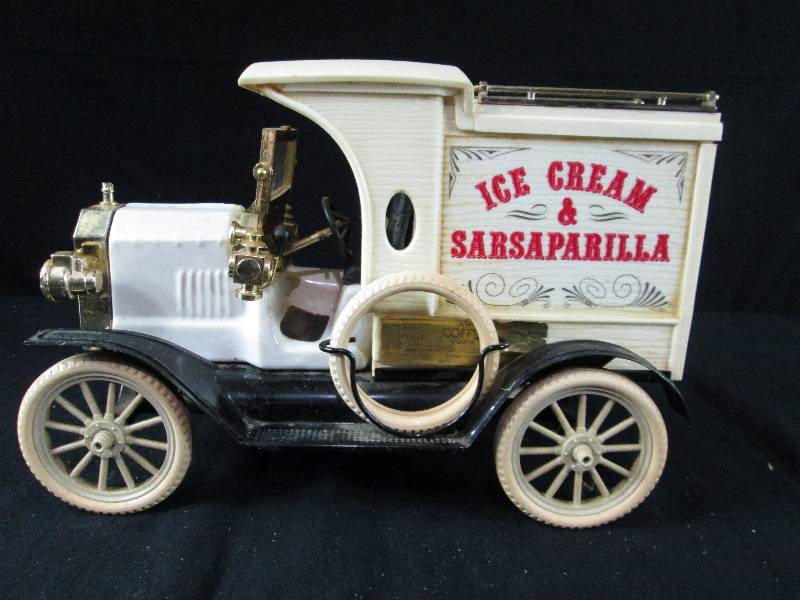 lot 107 image: ASI Coffee Liqueur Decanter Ice Cream & Sarsaparilla Truck