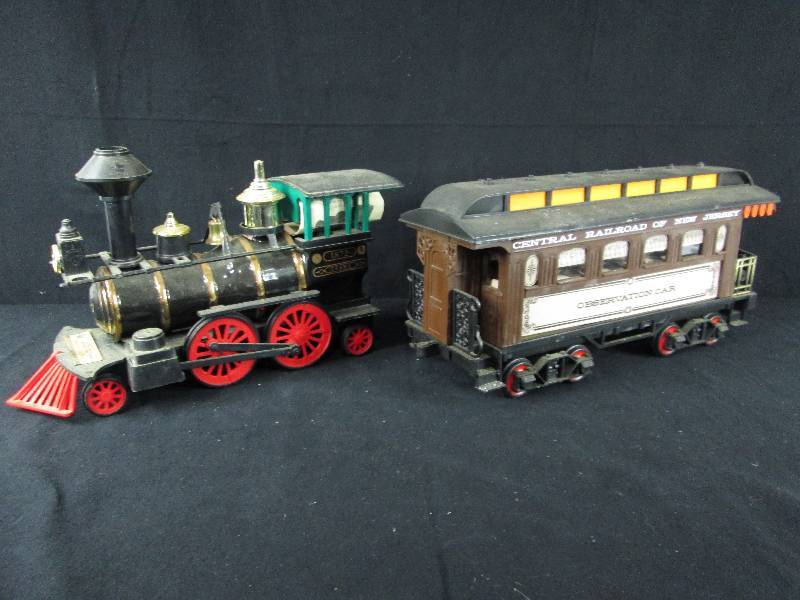 lot 114 image: Jim Beam Train Decanters