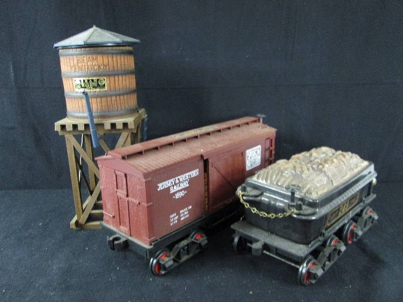 lot 125 image: Jim Beam Train Decanters