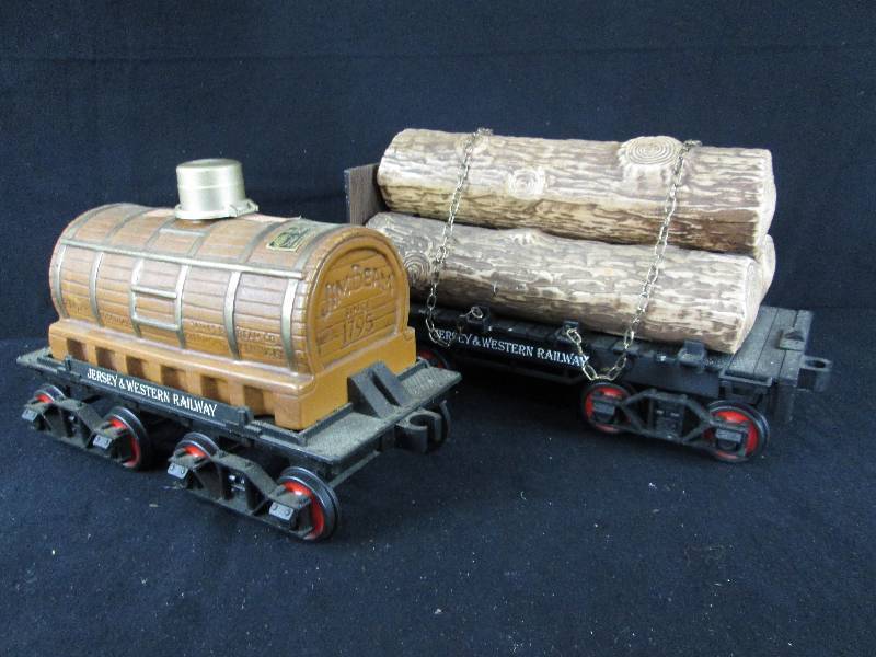 lot 126 image: Jim Beam Train Decanters