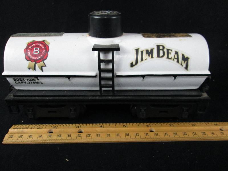 lot 130 image: Jim Beam Train Decanters Casey Jones