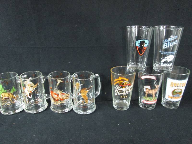 lot 146 image: G Heileman Beer Mugs & Beer Glasses