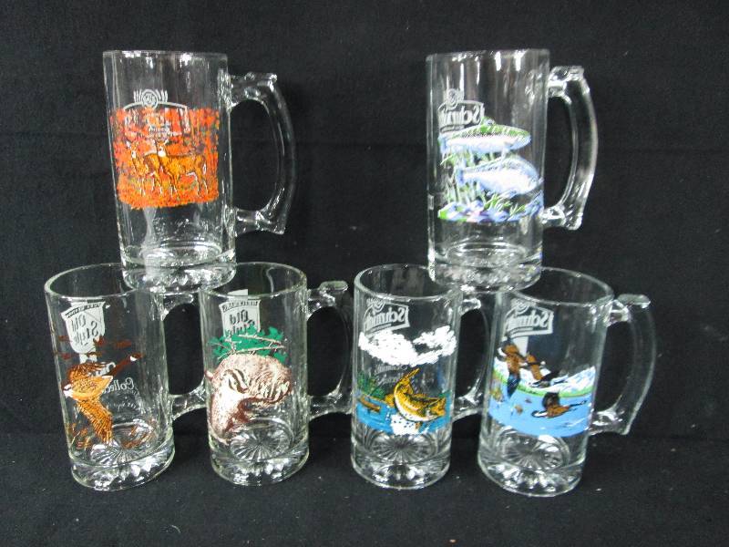 lot 147 image: Schmidt Beer & Old Style Beer Mugs