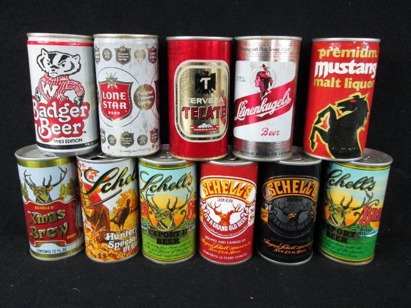 lot 153 image: Shells Beer Can Collection