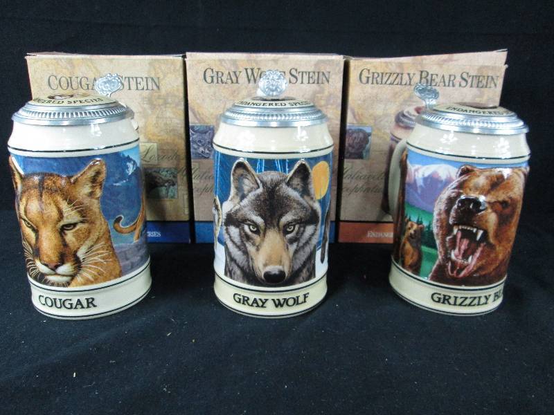 lot 158 image: Budweisers Beer Steins