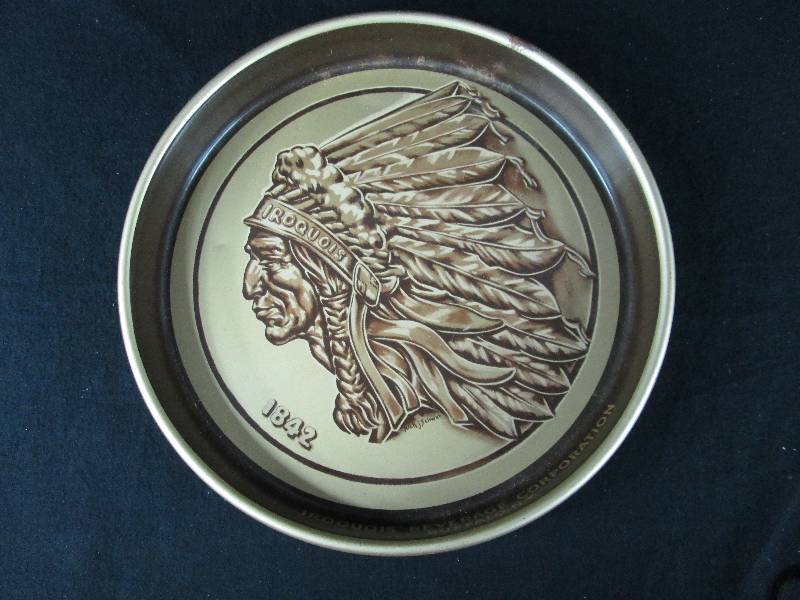 lot 169 image: Vintage Iroquois Beer Serving Tray
