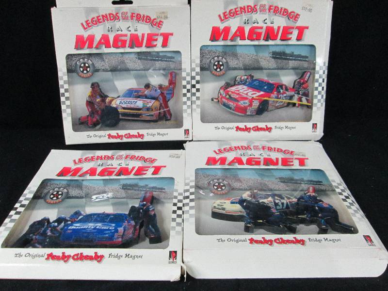 lot 212 image: Legends of The Fridge Nascar Magnet