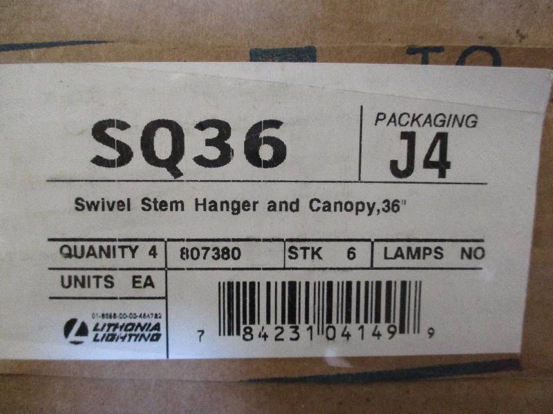 Swivel Stem Hanger and Canopy