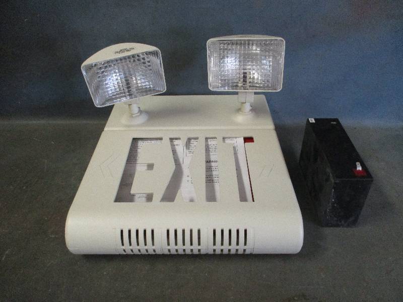 Exit Light w Emergency Head