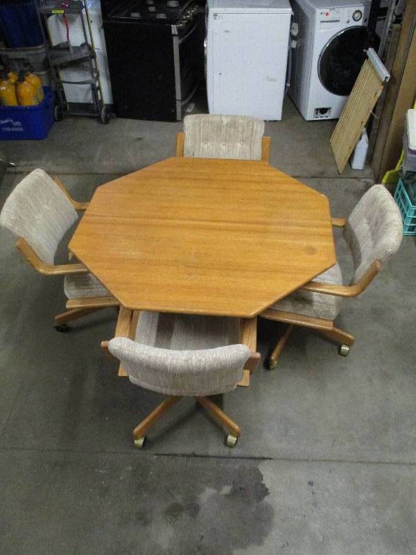 Wood Table and Chairs