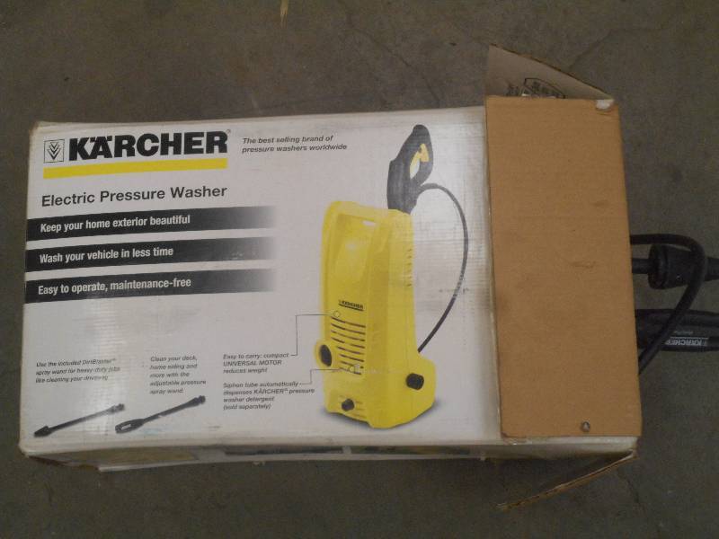 lot 20 image: Karcher 1550 PSI Electric Pressure ...
