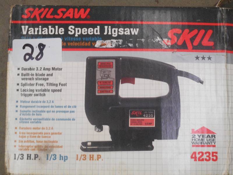 lot 28 image: Skilsaw Variable Speed Jig Saw ...
