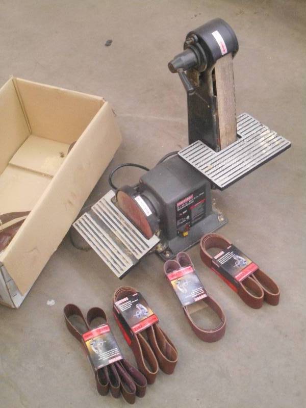 lot 40 image: Craftsman 2x42 Belt Sander  6 D...