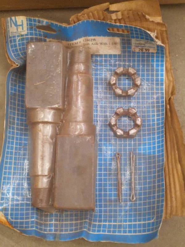 lot 50 image: New Square Stub Axle Set With 1 11...