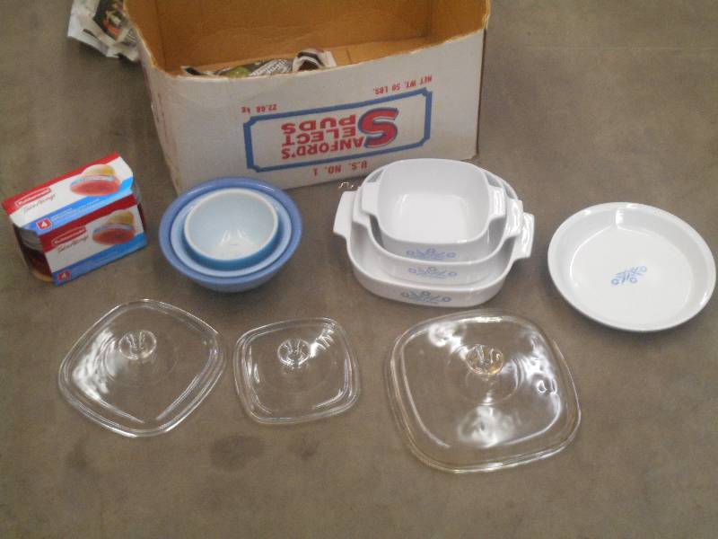 lot 69 image: Box Of Assorted Cookware & Dishware...